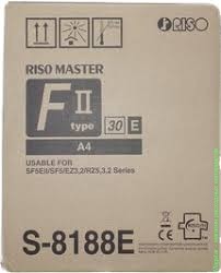 Мастер-пленка Riso S-8188E / A4 Riso RZ для SF5EII / SF5 / EZ3,2 / RZ5,3,2 Series (старый артикул: S-4250E, S-6977E, S-7611)